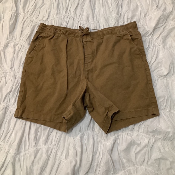 Brown Canvas Shorts - Picture 1 of 1